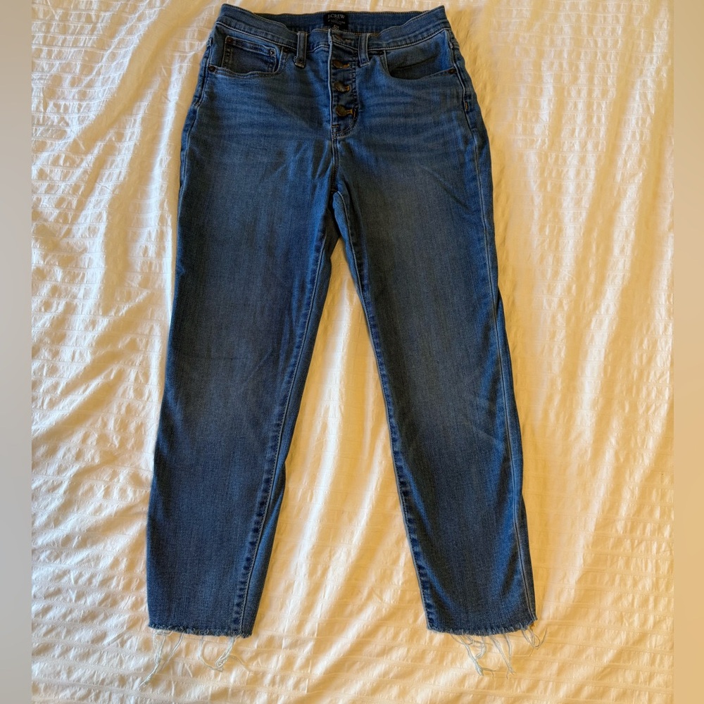 J. Crew 10" high-rise skinny jean in signature stretch- above ankle